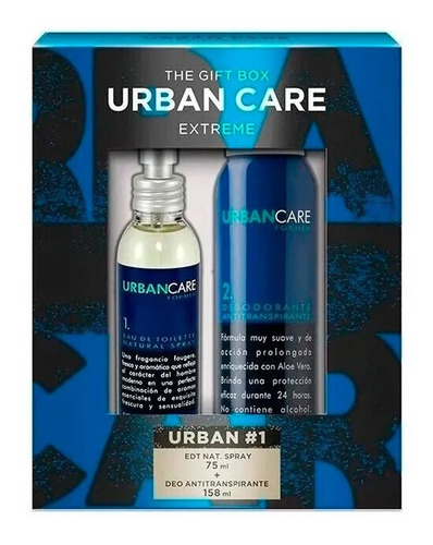 Estuche  Urban Care Extreme Colonia + Desodorante