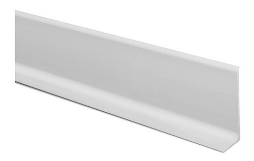 Zocalo Aluminio Slim 60mm X 2.5mt Cromo Mate  Atrim (2063)