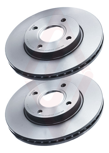 2 Discos De Freno (d) Ford Fiesta 1.6 2006-2010 (258mm)