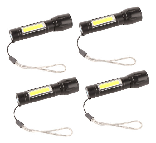 Linterna Retráctil Linterna De Luz Fuerte De Aleación De
