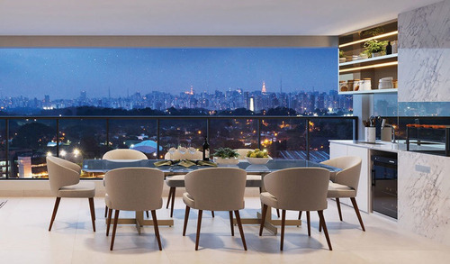 Imagem 5 de 6 de Apartamento Em Obras Com 163,68 M² Em Le Jardin, No Indianópolis, São Paulo | Sp - Apo344991v
