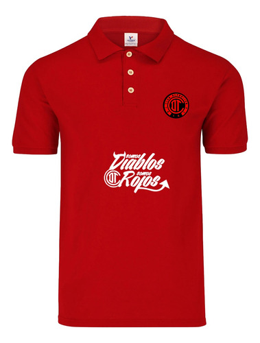 Playera Tipo Polo Del Toluca