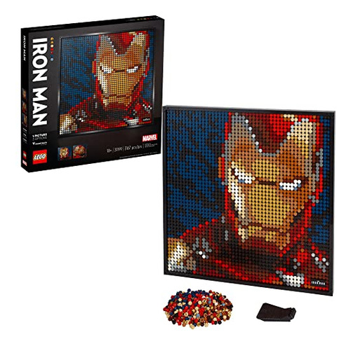 Kit De Construcción Lego Art Marvel Studios Iron Man 31199