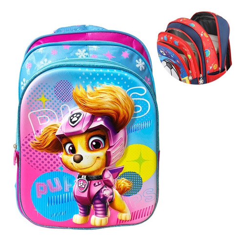 Morral Maleta De Paw Patrol  Grande Para Niños En 3d 