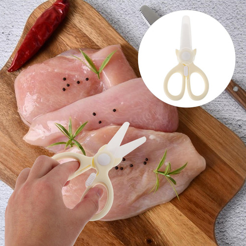 Tijeras De Cocina Complementarias De Cerámica Para Carne