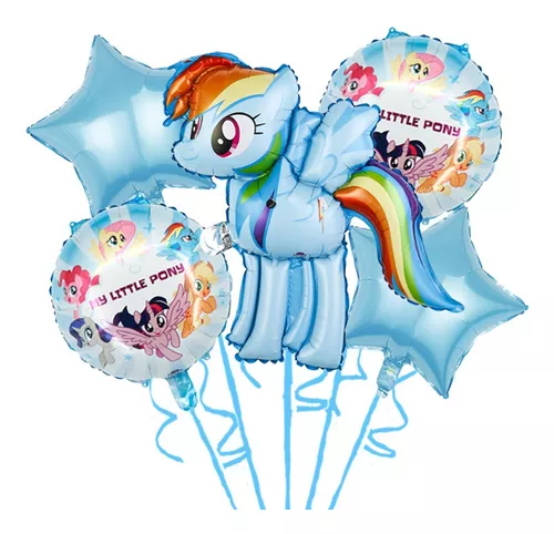 My Little Pony Rainbow Dash - Figura de Pônei Azul de 15 cm com