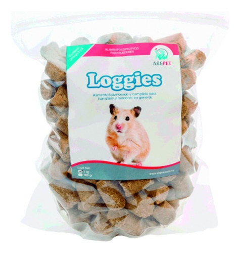 Abene Loggies Alimento Hamster Comida Roedores Pienso 500gr