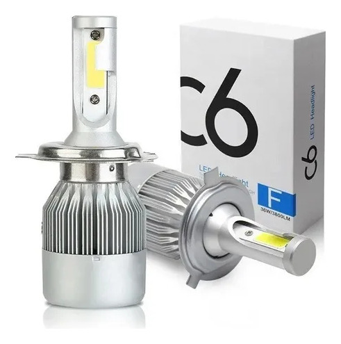 Luces Led C6 8000 Lumens H1 H4 H7