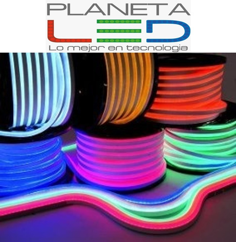Cinta Manguera Neon Led Unicolor Y Rgb Directa 110v Continua