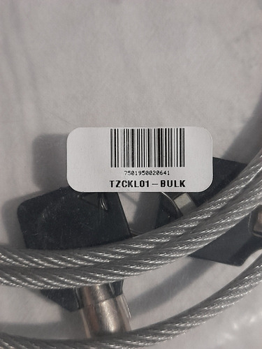 Candado Para Laptop C/llave Tzckl01-bulk Kensington Techzone