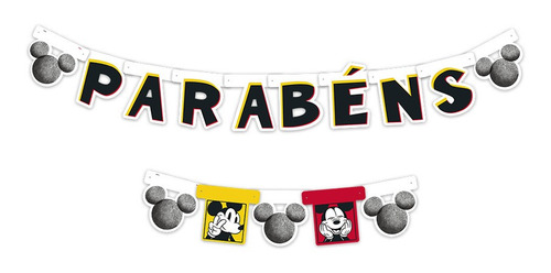 Faixa Decorativa Festa Mickey Fãs - 01 Unidades - Regina
