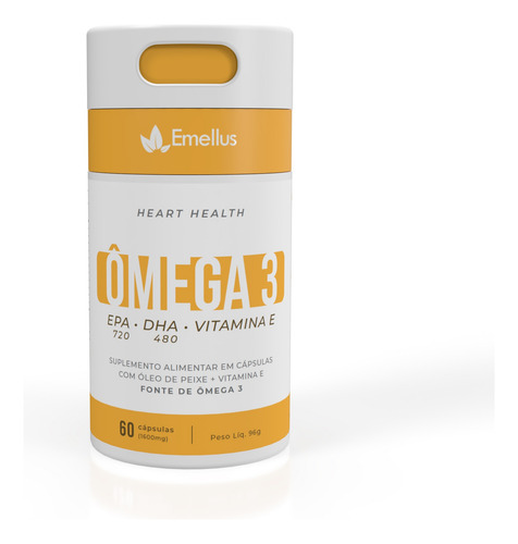 Ômega 3 - 60 Cápsulas - Epa E Dha Altíssimos