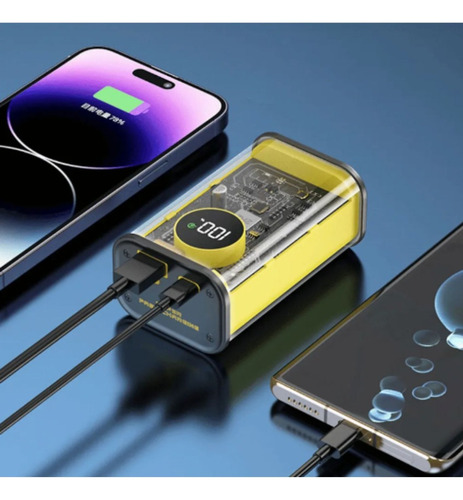 Carregador De Celular Powerbank Kapbom Ka-918 22.5w Cor Cinza