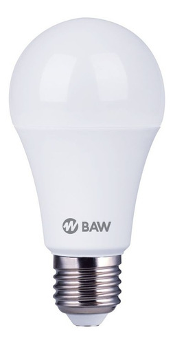 Lampara Led 12w A60 220v E27 Foco Luz Calida Baw Color de la luz Blanco cálido