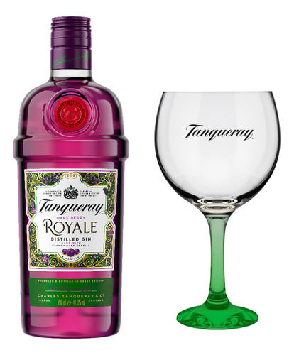 Gin Tanqueray Royale 700ml + Copa Tanqueray - Ayres Cuyanos