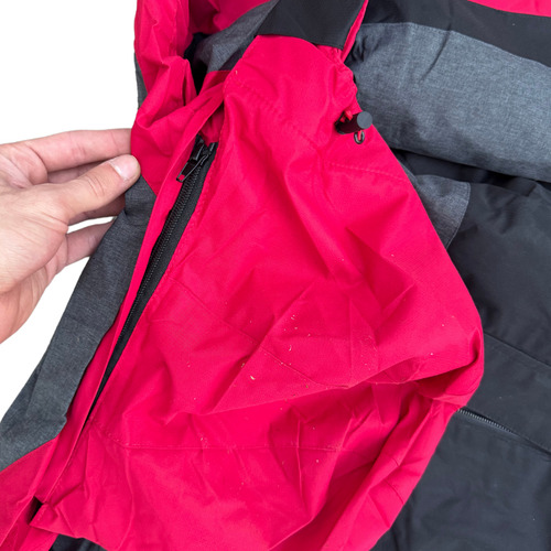 Campera De Nieve Hombre Mujer Unisex Impermeable Abrigada Rojo M Impermeable