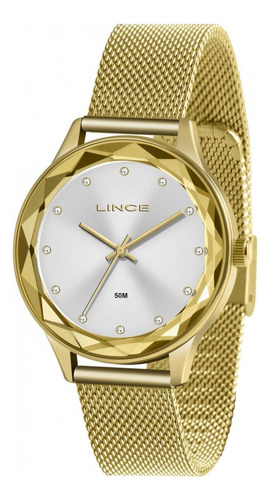 Relógio Lince Dourado Feminino Lrg4707l S1kx