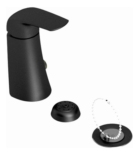 Griferia De Bidet Monocomando Negro Fv Epuyen