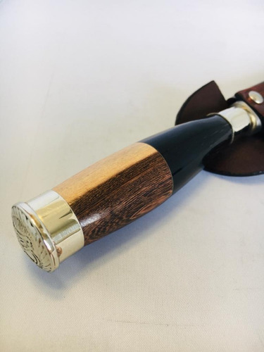 Imagen 3 de 6 de Cuchillo Artesanal Schmieden 14 Cm/acero Inox 440 Y Alpaca