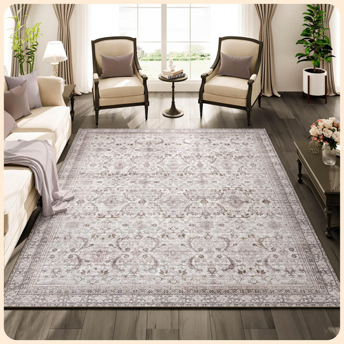 Istana Area Rugs - Alfombra De Area Beige De 8 X 10 Pies, Al