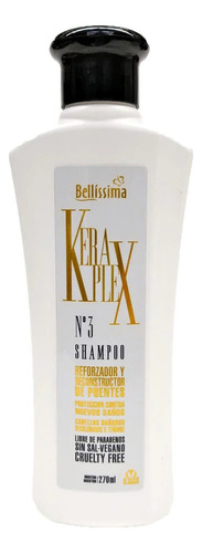 Shampoo Keraplex Reforzador Capilar Bellissima Pasonº3 270ml