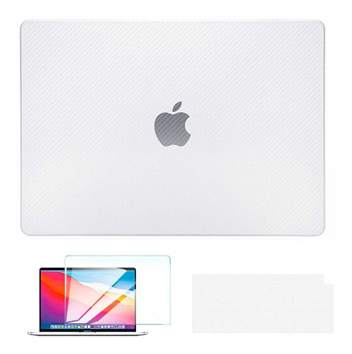 Funda Techprotectus Para Macbook Air M2 Transp Texturizada