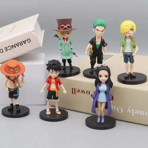 Action Figures One Piece 6 Personagens Excelente qualidade!