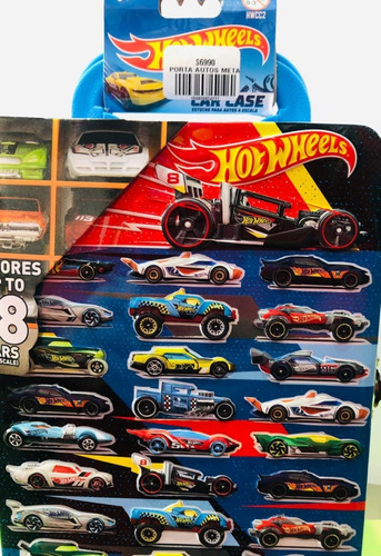 Caja Metalica Porta Autos Hotwheel