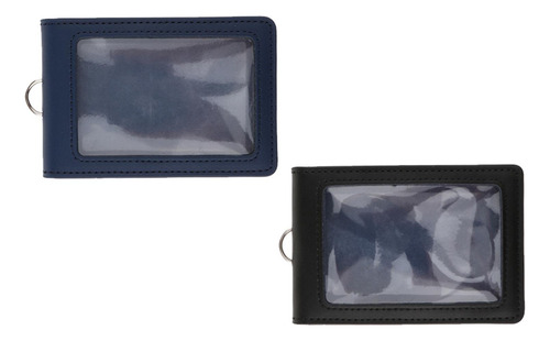 2 Piezas De Tarjetas Dobles De Cuero Pu De Estilos