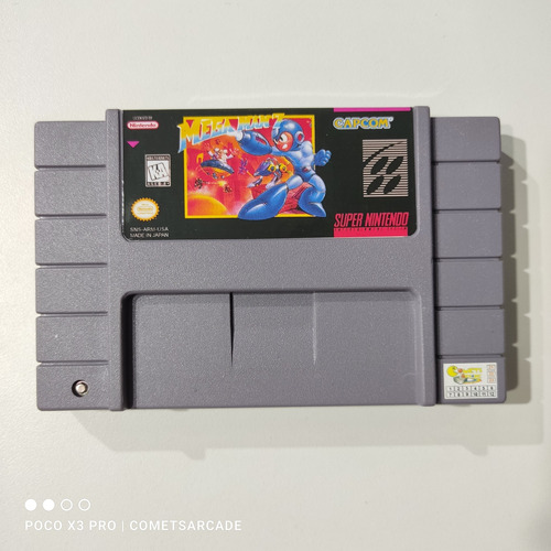 Mega Man 7 - Super Nintendo  Reprogramado Em Chip Original 