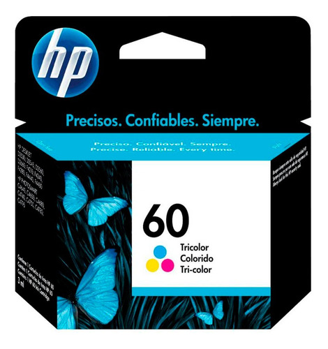 Cartucho Hp Cc643wl 60 Tricolor  Deskjet D1660 / C4640