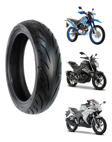 Llanta Trasera 140/70-17 72s 6pr Tubeless Para Italika Rt250