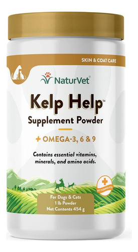Suplemento De Algas Marinas Más Omegas Naturvet 454 G