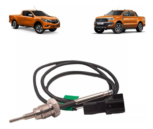 Sensor Temperatura Dpf Negro Largo Mazda Bt-50 3.2l / 2.2l