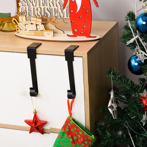 Yc 6pcs Soporte Para Calcetines Navideños Gancho Para