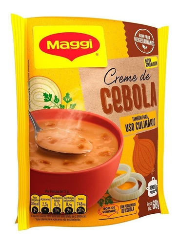 Sopa Maggi Creme De Cebola 68g 12 Uni