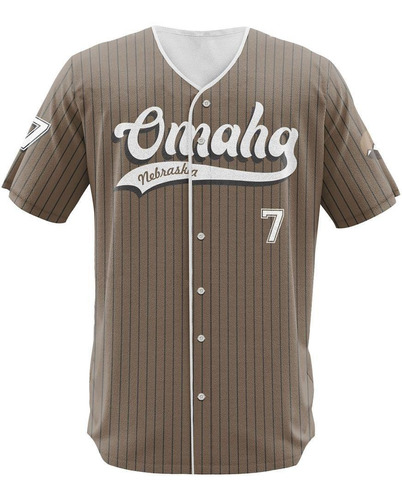 Imagem 1 de 2 de Camisa Jersey Omaha Mavericks Baseball Beisebol