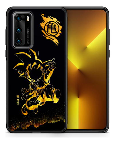 Dragon Ball Golden Goku Funda Huawei Todos Los Modelos