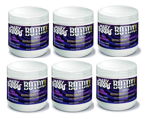 Mary Bosques Botoxx Capilar Pote 200 Gr X 6 Unidades