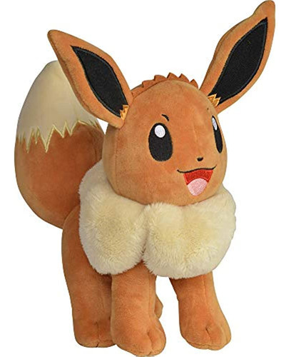 Pokémon Eevee - Juguete De Peluche De 8 Pulgadas, Con Licen