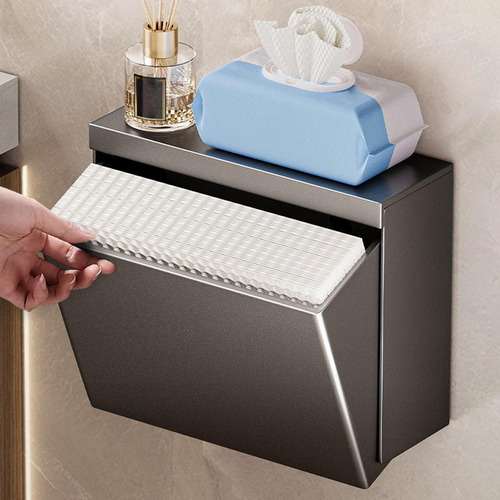 Soporte De Papel Higiénico Para Baño, Cubierta De Caja De