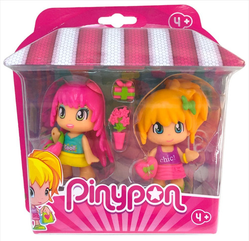 Muñeca X2 Pinypon Amigas Shopping Y Acc New 15605 Bigshop