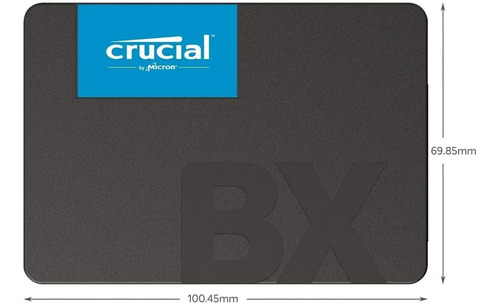 Disco sólido interno Crucial CT120BX500SSD1 120GB preto