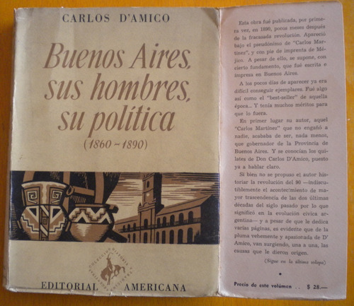 D´amico Carlos / Buenos Aires, Sus Hombres, Su Política (186