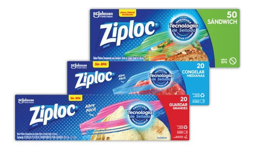 Home Storage Ziploc Bolsa