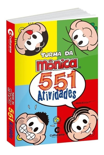 Livro De Atividades Turma Da Mônica 551 Exercícios