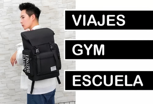 Applicable To: Mochila Antirrobo Impermeable A Portátil Mochila De Viaje Mochila Escolar De Con Interfaz Usb Negro