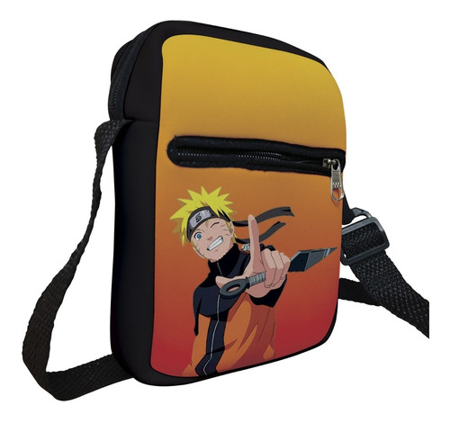 Bolsa Shoulder Mini Bag Pochete Transversal Isoprene Naruto