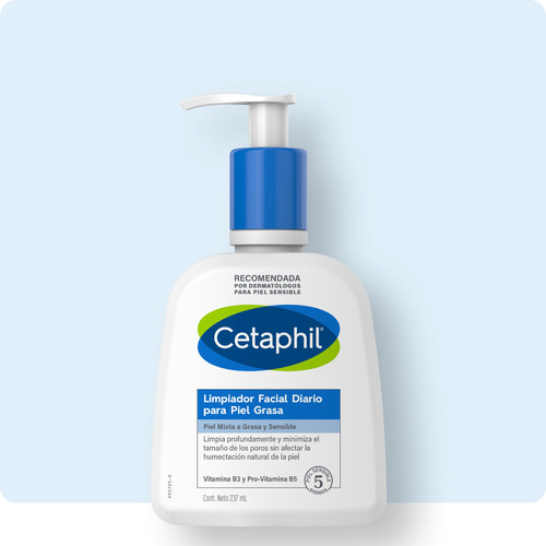 Cetaphil Gel Limpiador Para Piel Mixta A Grasa 237ml