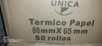 Comprar Rollo Papel Térmico 80x65 Impresora Fiscal Marca Unica